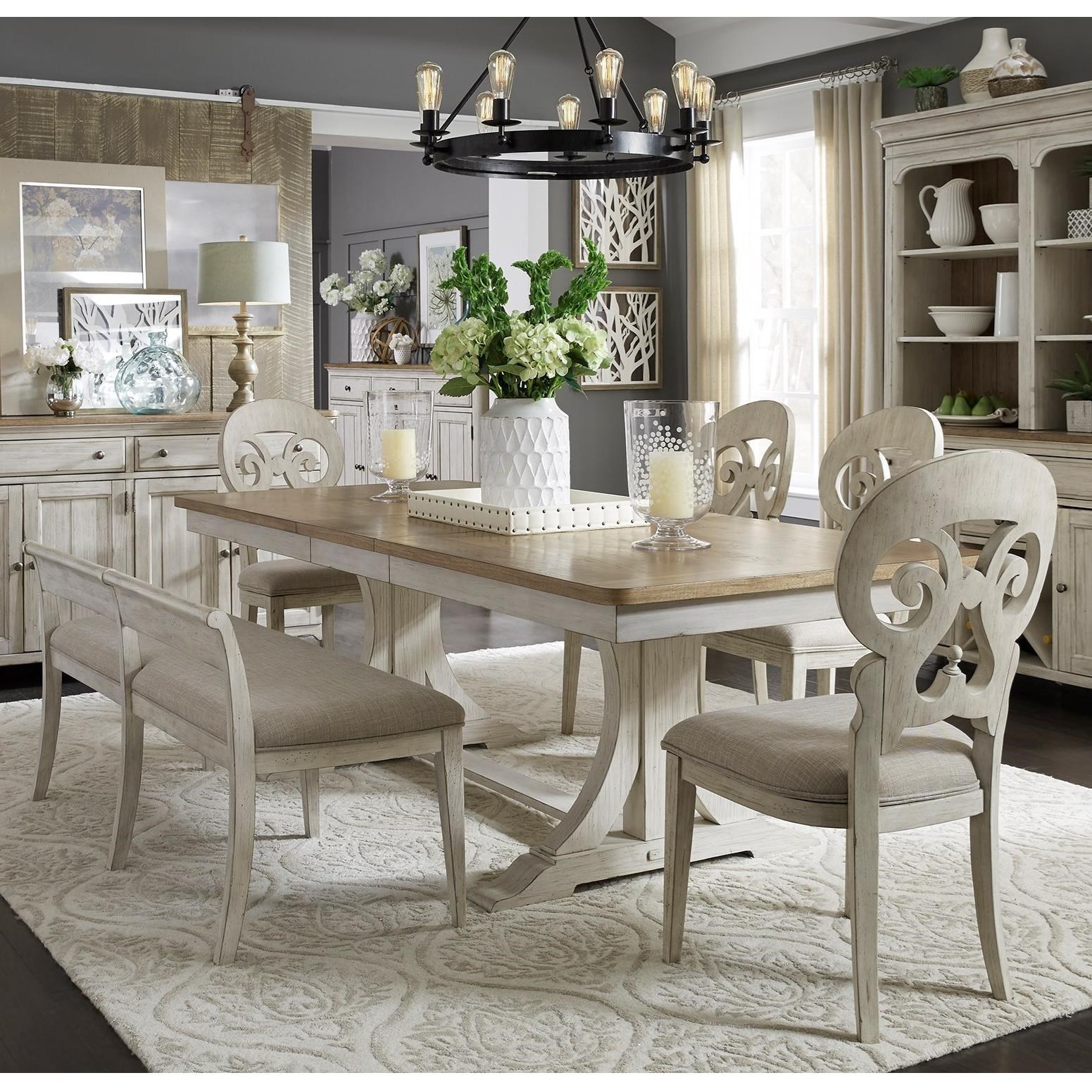 Farmhouse breakfast table cheap set